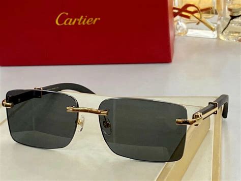 cartier man sunglasses|cartier sunglasses men wood.